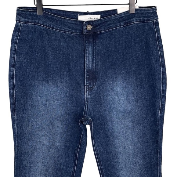KanCan Jeans 30 NWT Super Flare High Rise Stretch Denim 70s Boho Festival Summer - Picture 2 of 7